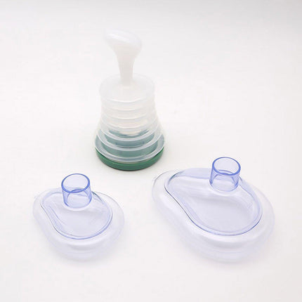 Respiratory Trainer Suffocation Emergency Rescue Mask Heart And Lung Device