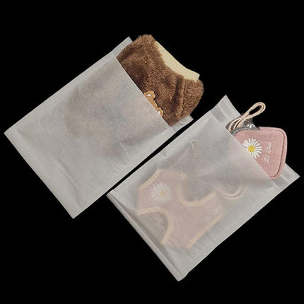 50PCS Eco-Friendly Biodegradable Translucent PaperBags Greaseproof Glassine Bags