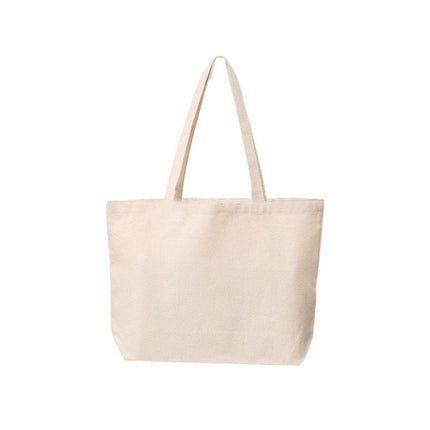 5PCS Canvas Tote Bag Cotton Blank DIY Shopping Shoulder Bags