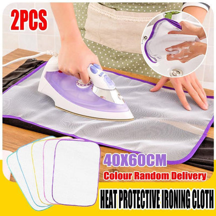 2PCS Heat Protective Ironing Cloth Protective Ironing Mattress Mesh Pressing Pad - Aimall