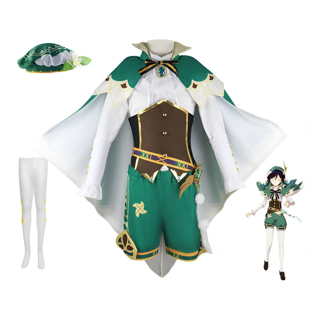 Wendy Anime Game Suit Costume Female Full Halloween Wendy Cos Spot AU - Aimall