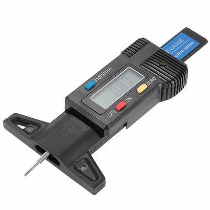 Car Digital Depth Measure Gauge Tyre Tread Brake Pad Shoe Caliper LCD Display - Aimall