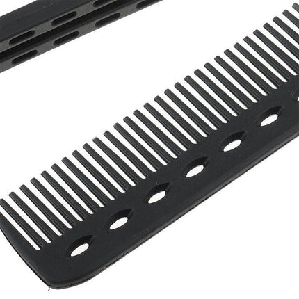 Folding Styling V Comb Hair Straightener Hairdressing Salon Straightening Brush - Aimall