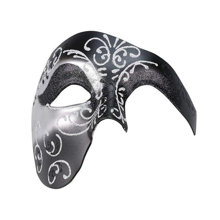 One Eye Half Face Mask Prom Party Nightclub Costume Mask Halloween Fancy Dress