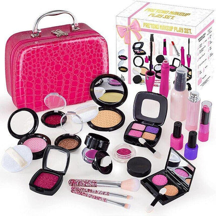 Kids Pretend Make Up Kit Play Beauty Makeup Set Glamour Girl Cosmetic Toy Gift - Aimall