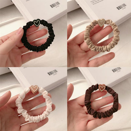 5PCS Hair Bands Girl Ponytail Updo ElasticHair Bands Love Headband Hairless - Aimall