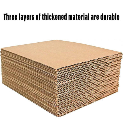 50pcs Corrugated Cardboard Sheets Express Carton Spacer Gasket Packing Material