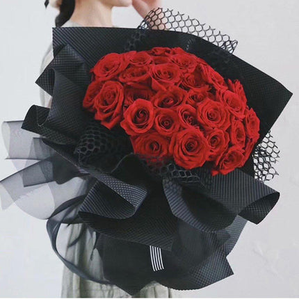 5 Rolls Hole Mesh Floral Paper Bouquet Wrapping Paper Floral Gauze Material