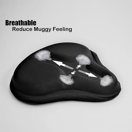 Soft Silicone Bicycle Seat Cover Comfortable Mountain Bike Cushion Thickened