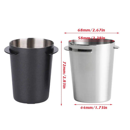 58mm Stainless Steel Coffee Catchers Coffee Maker Handle Accessories Durable Use