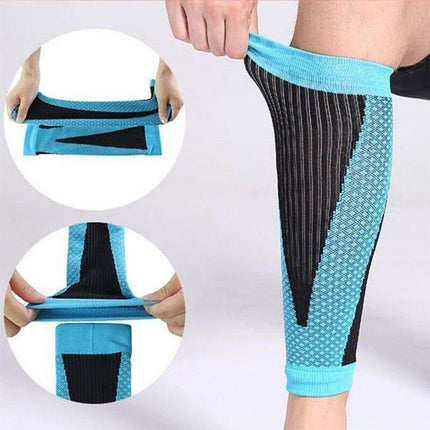 AOLIKES M Size Compression Calf Sleeve Leg Brace Support Pain Relief Gym Running - Aimall
