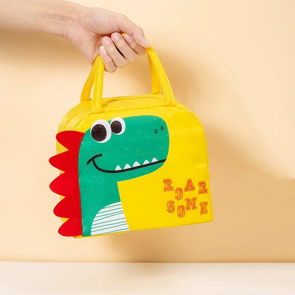3D Bento Lunch Bag Cartoon Handbag Insulated Food Box Bag for Students LunchTote