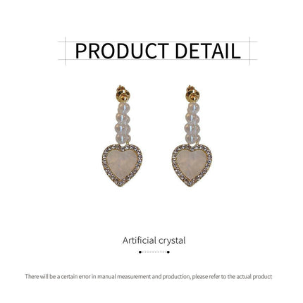 Chic Heart Love Stud Earrings Romantic Gift Women Fashion Jewelry Accessory