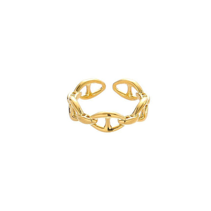 Elegant Light Luxury Line Ring for Women Fashionable All Match Personality Style