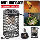 Reptile Ceramic Heat Lamp with Anti-hot Cage Light Holder Switch Set Brooder Pet - Aimall