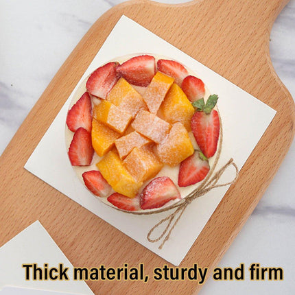 20pcs Square Paper Cake Base Mats for Birthday Wedding Party Dessert Display