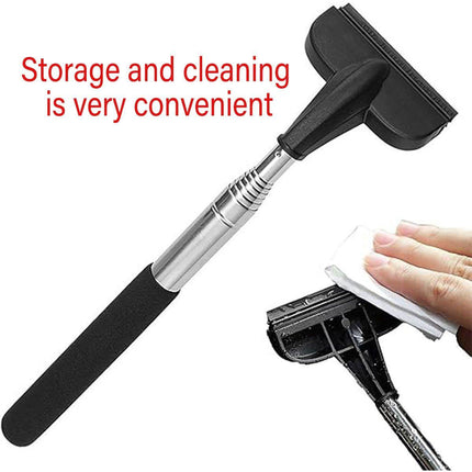 2pcs Retractable Windshield Wiper Set Rear View Mirror Cleaner Car Wiper Blade