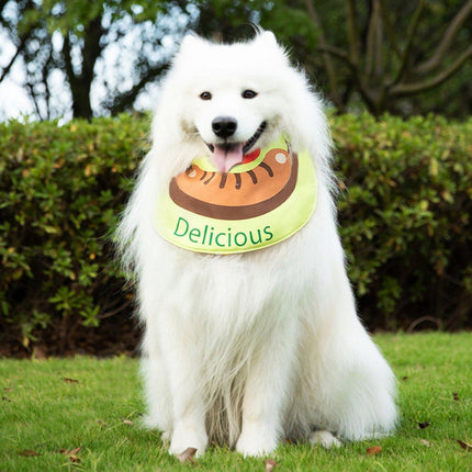 Pet Dog Drool Towel Bib Absorbent Puppy Bandana Outdoor Saliva Scarf Pets