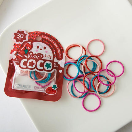 Colorful Small Hair Ties for Children's Hairstyles