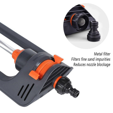 4Spray Modes Automatic 19 Hole Rotary Lawn Sprinkler Wide Range Watering Flowers