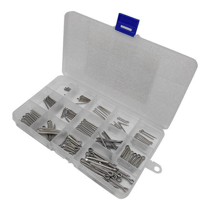 150PCS box 15 Kinds Stainless Steel Split Cotter Pins Assortment Kit Tools cherr - Aimall