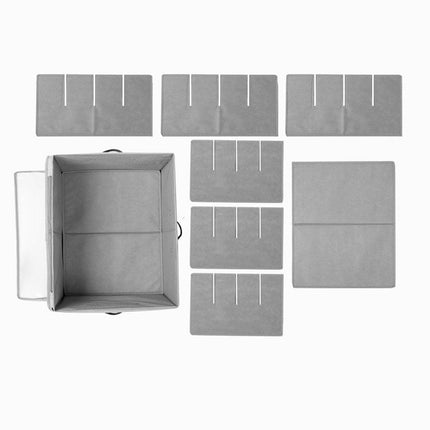 Foldable Shoe Box Household Organizer with Compartments for Storage and Shoes