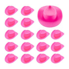 50PCS Mini Toy Cowboy Hats for Dolls Plastic Western Party Decoration Accessory