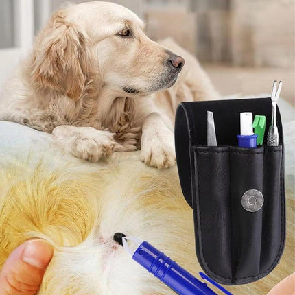 5PCS Pet Flea Tick Removal Tool Set Dog Cat Lice Fork Tweezers Kit Silver Hook