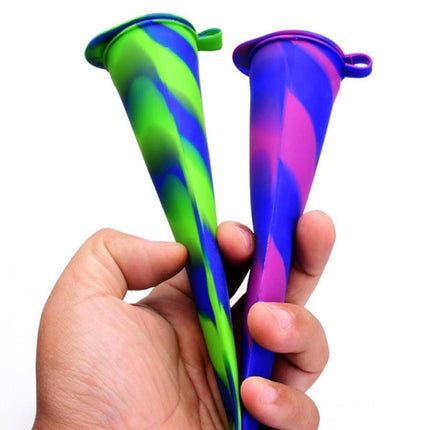 6PCS Silicone Popsicle Molds with Lids Multi-Color Reusable Ice Cream Mold Set