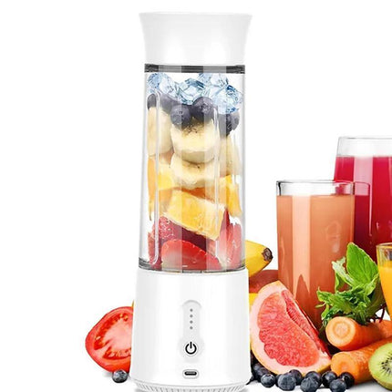 Portable Electric Fruit Juicer Smoothie Blender USB Rechargeable Travel Bottle - Aimall