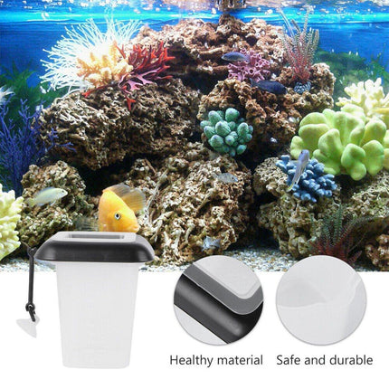 Red Insect Frozen Feeder Cup for Fish Tank Shrimp Feeding Dissolving Ring - Aimall