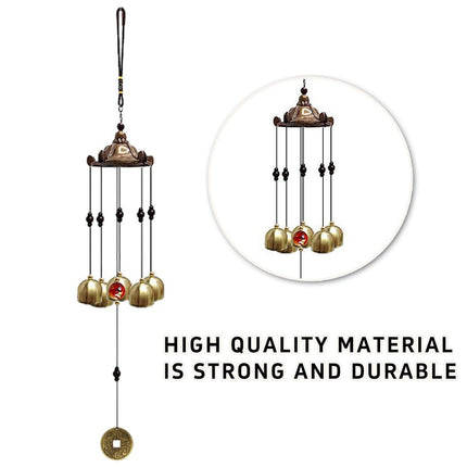 Metal Bell Wind Chime Pendant Outdoor Hanging Decoration Garden Patio Decor