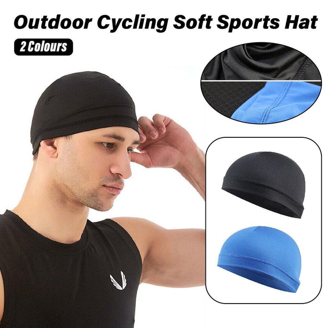 Cycling Beanie Sports Cap Outdoor Soft Headgear for Men Women Running Hiking Hat