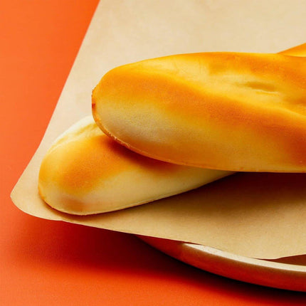 2pcs Long Bread Food Display Model Realistic Fake Bread for Bakery Decoration