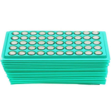 50PCS LR44 Battery AG13 A76 Button Cell Batteries Tray Pack Cell Battery NEW - Aimall