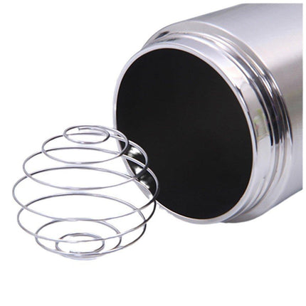 500/750ML Stainless Steel Protein Blender Shaker Cup Bottle Mixed Water Sport