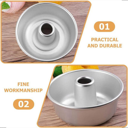 4pcs 4 Inch Hollow Mould Cake Bread Baking Mould Nonstick Round Cake Pan Set