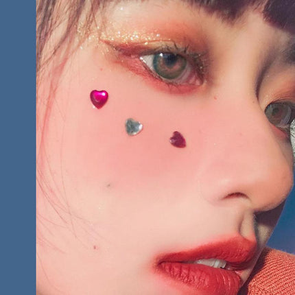 Face Gems Tattoo Eye Jewels Festival Body Crystal Make Up Sticker Diamond Pearls - Aimall