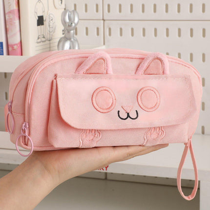 Multifunction Pencil Case For Boys Girls Embroidered Large Capacity Pencil Case
