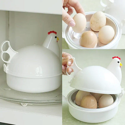 Microwave Oven Egg Steamer Boiled Egg Artifact Boiled Egg Mini Household Special Heating Box