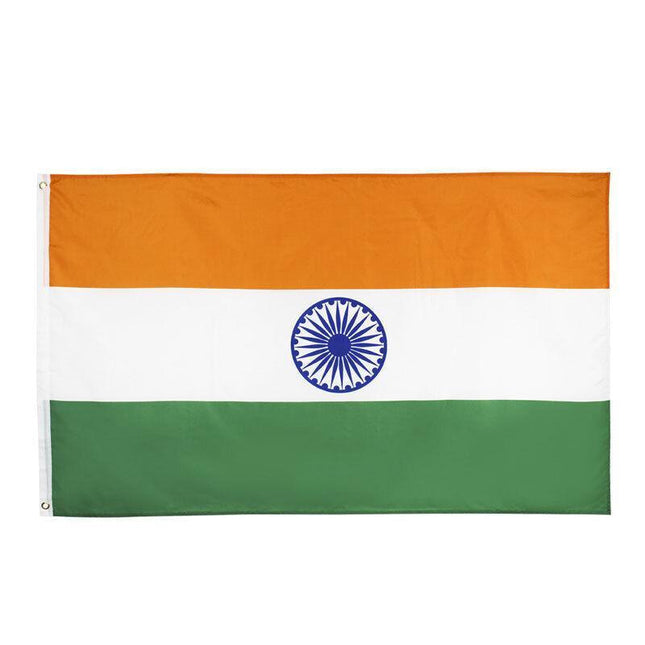 Large India Indian Flag Heavy Duty Outdoor Diwali Divali In 90X150Cm - 3X5Ft Au - Aimall