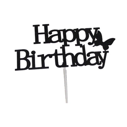 Happy Birthday Cake Topper Colour Printed Acrylic Party Decorations Au Stock - Aimall