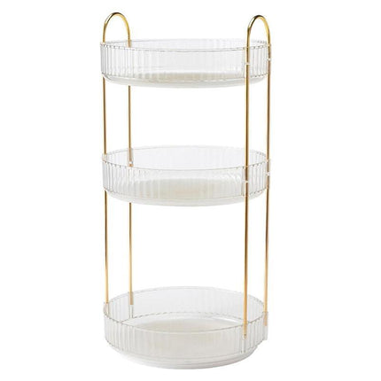 Rotating Cosmetic Organiser Home Storage Shelf Box for Makeup and Beauty Product