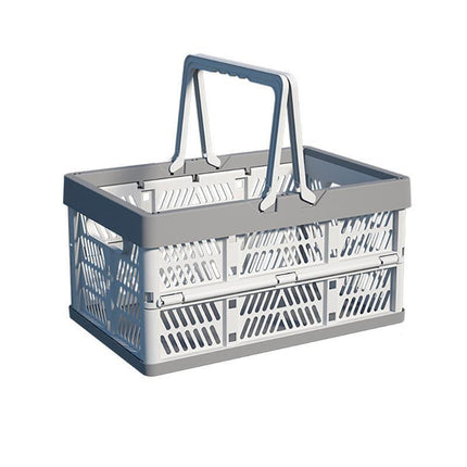 Foldable Portable Picnic Basket Lightweight Storage Basket for Outdoor Use