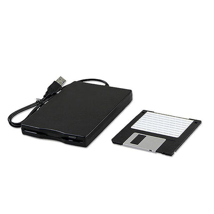 External USB 3.5" Floppy Drive for Windows & Mac - Retro Data Access - Aimall