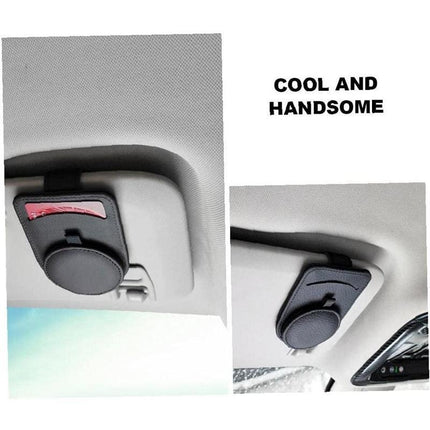 Car Vehicle Accessory Sun Visor Sunglasses Eye Glasses Card Pen Holder Clip - Aimall