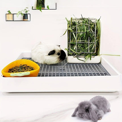 Rabbit Toilet Animal Toilet for Small Pets Litter Box Clean Hygiene Accessory
