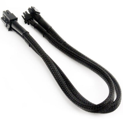 Dual Mini 6 Pin to 8 Pin PCI-E Video Card Power Cable Y Splitter 18AWG Mac Pro - Aimall