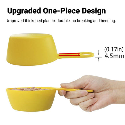 12PCS Plastic Measuring Spoon and Cup Set Baking Tools for Cake Milk Powder