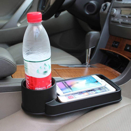 Car Storage Box Clip In Cup Holder Multifunctional Vehicle Seat Side Organizer